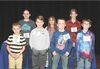 Lee County Spelling Bee contestants are shown prior to the start of the competition which was held March 7 in the auditorium at Lee High School. Pictured are, front row, left to right; Mason Blanken - St. Charles Elementary, Maddox McQueen - Dryden Elementary, Colton Cox - Rose Hill Elementary, and William Dingus - Elk Knob Elementary. Back row: Adriana Barnette - Lee High, Bethany Singleton - Elydale Middle, and Aurora Hart - Jonesville Middle.