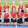 Members of the 2024 Lee High girls tennis team are shown, front row, left to right: Sadie Evans, Jayden Ely, Mikah Woliver, Kasey Woliver and Kate Blakemore. Back row: Alyssa Laws, Kaylee Roberts, Hannah Jones, Eva Adams and Grier Crabtree.